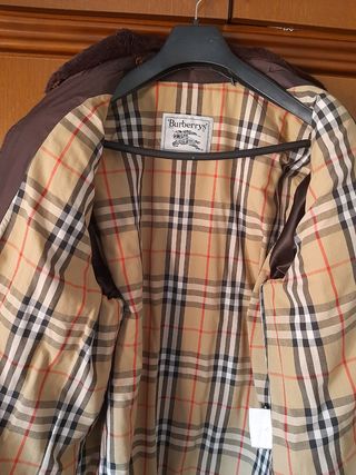 Rebajado abrigo chaquetón Burberry