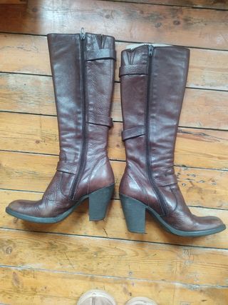 Botas altas piel