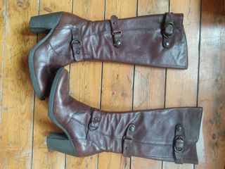 Botas altas piel
