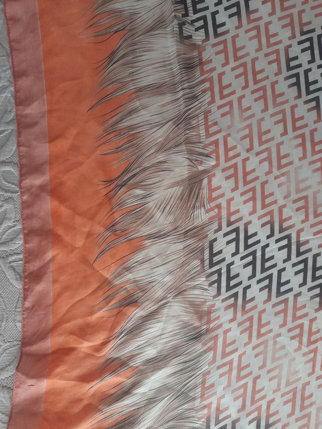 Sciarpa di seta gigante di ispirazione retrò vintage