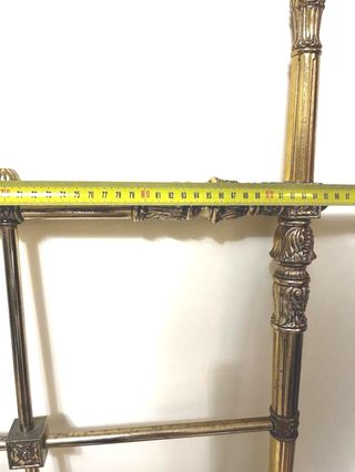 Cabecero cama latón antiguo.