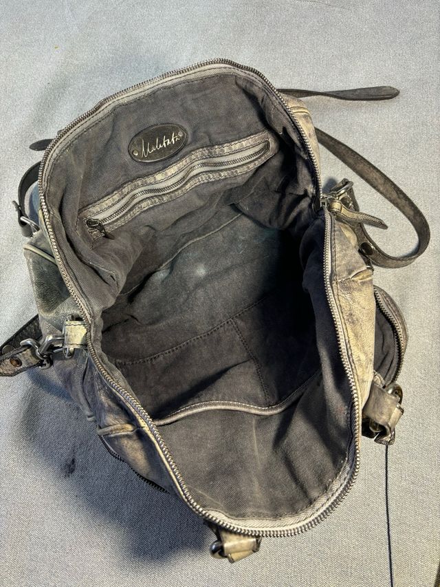 Malababa bolso de piel