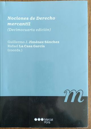Libro Derecho mercantil 