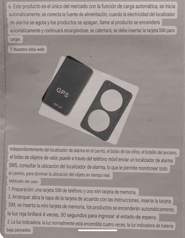 Localizador antiperdida