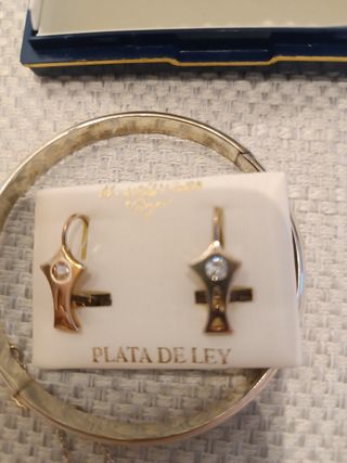 Pendientes de plata
María Auxiliadora joyas 