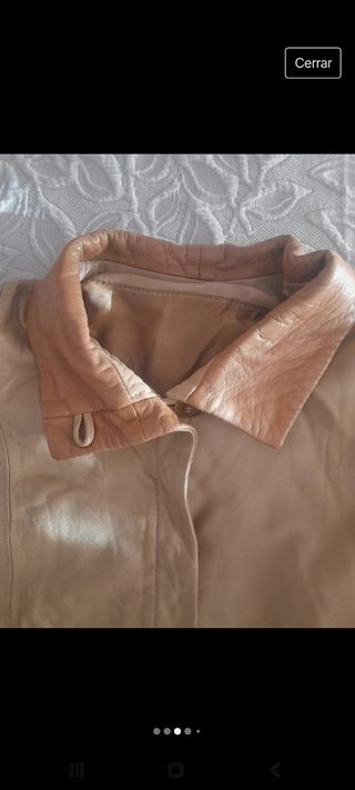 Abrigo de Cuero Chaqueton Chaqueta de Belorado