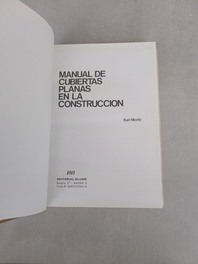 Manual de cubiertas planas en la construcción. Kar
