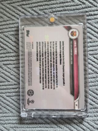 Cromo lamine yamal topps