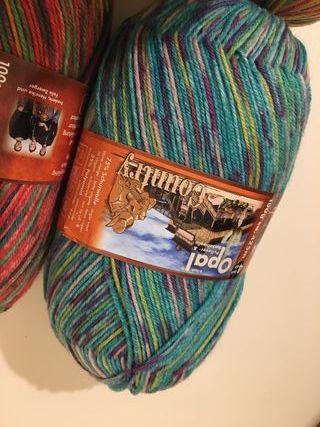 Ovillos de lana calcetines Opal Country