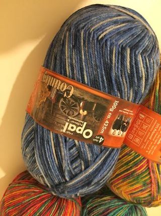 Ovillos de lana calcetines Opal Country