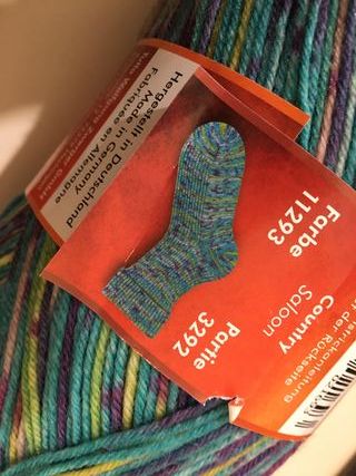 Ovillos de lana calcetines Opal Country