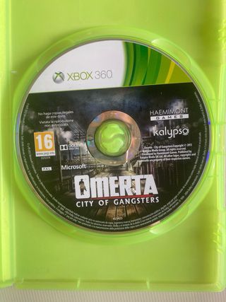 Omerta Xbox 360