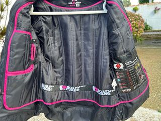 Chaqueta moto mujer