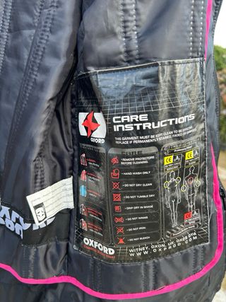 Chaqueta moto mujer