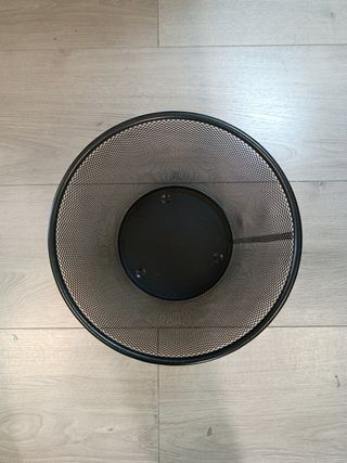 Papelera Malla Metálica 26.5 x 23.5 Negra 12L