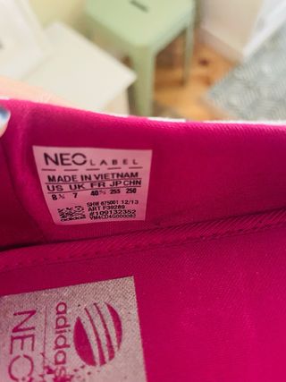 Zapatillas Adidas Neo puntos de colores T40