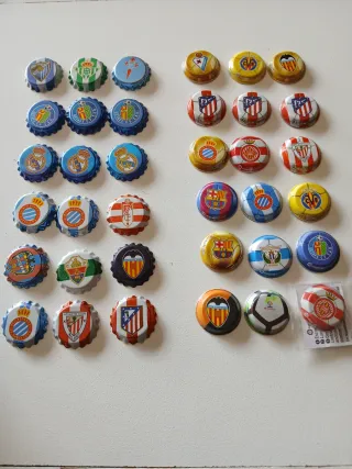 Chapas de fútbol