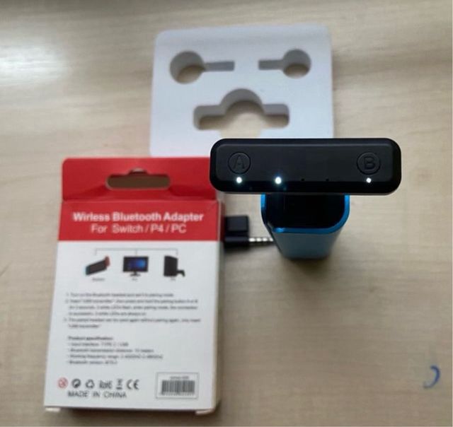 Adaptador bluetooth 3 en 1 Nintendo Switch 