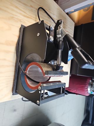 Prensa/Plancha de grabar tazas