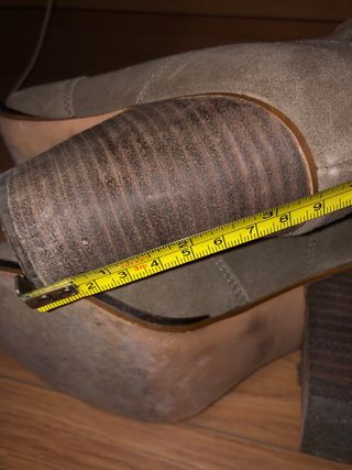 Botines ante de tacon