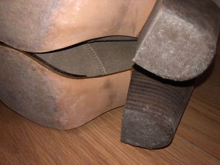 Botines ante de tacon