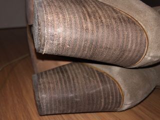 Botines ante de tacon