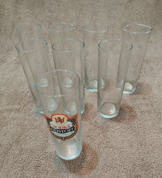 7 Vasos de tubo COMO NUEVOS!!!