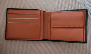 Cartera de piel caballero