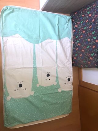 Conjunto cama infantil 130x80