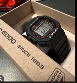 Reloj casio gshock DW-5000R-1A redicion