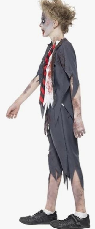 Disfraz infantil de Zombie colegial