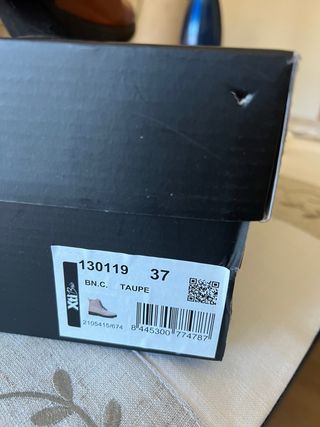 Botines de piel y pelo