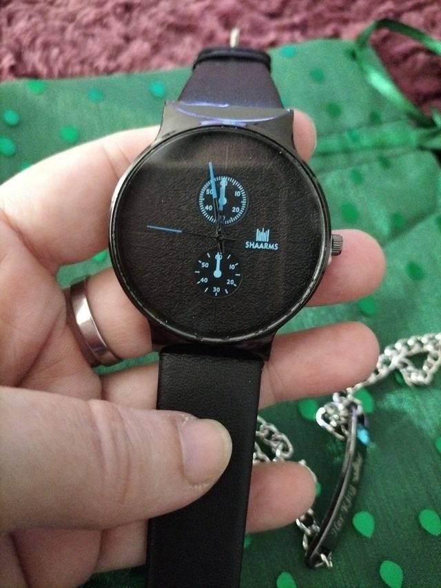 Conjunto reloj y pulsera hombre