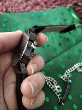 Conjunto reloj y pulsera hombre