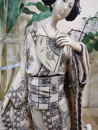 Figura Japonesa Geisha Vintage