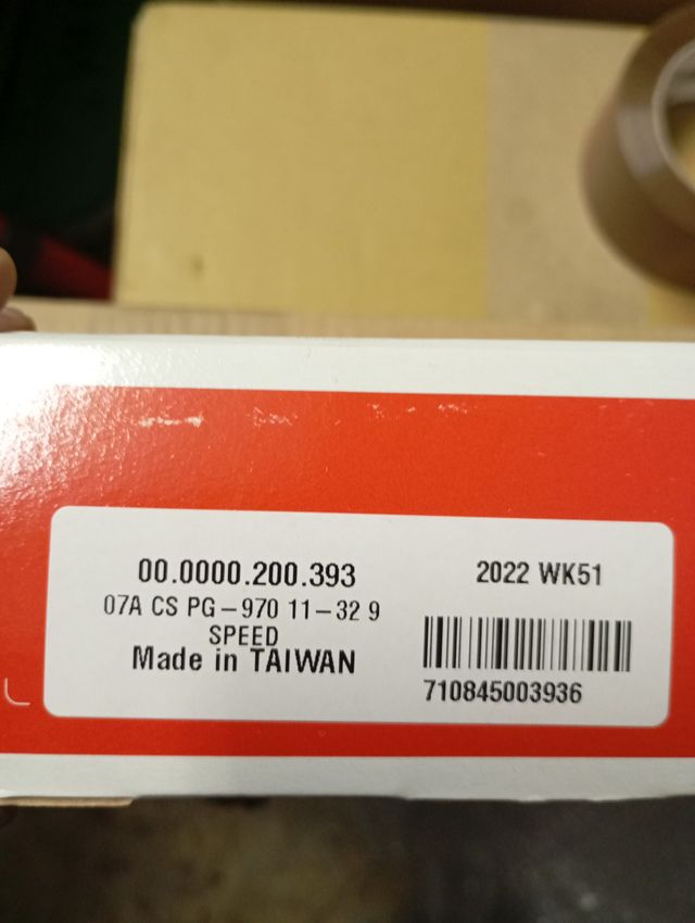 SRAM PG 970 PowerGlide PG970 MTB Cassetta 9 Speed