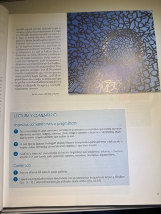 Pasaje 2. Lengua bachillerato