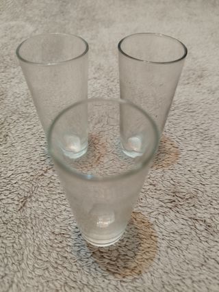 3 Vasos de licor - chupito COMO NUEVOS!!!