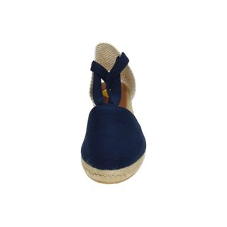 Valencianas de Lona Marino para Señora