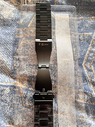 Correa Apple Watch metálica negra