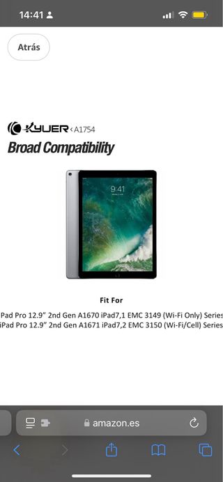 BATERIA iPad Pro 12.9 2nda generacion 2016/2017 Mo