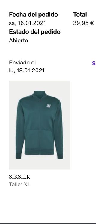 Chaqueta siksilk 