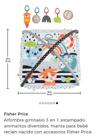 Alfombra gimnasio bebé Fisher Price