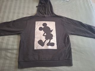 sudadera mujer gris gorro mickey disney