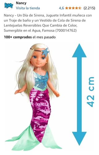 Muñeca Nancy sirena 