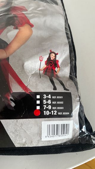 Disfraz niña