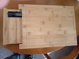 Tabla de cortar con bascula integrada