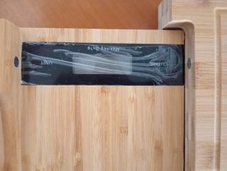 Tabla de cortar con bascula integrada