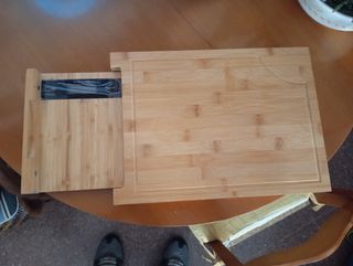 Tabla de cortar con bascula integrada