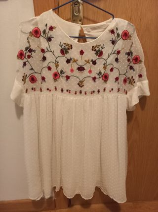 Vestido mono plumetti Zara